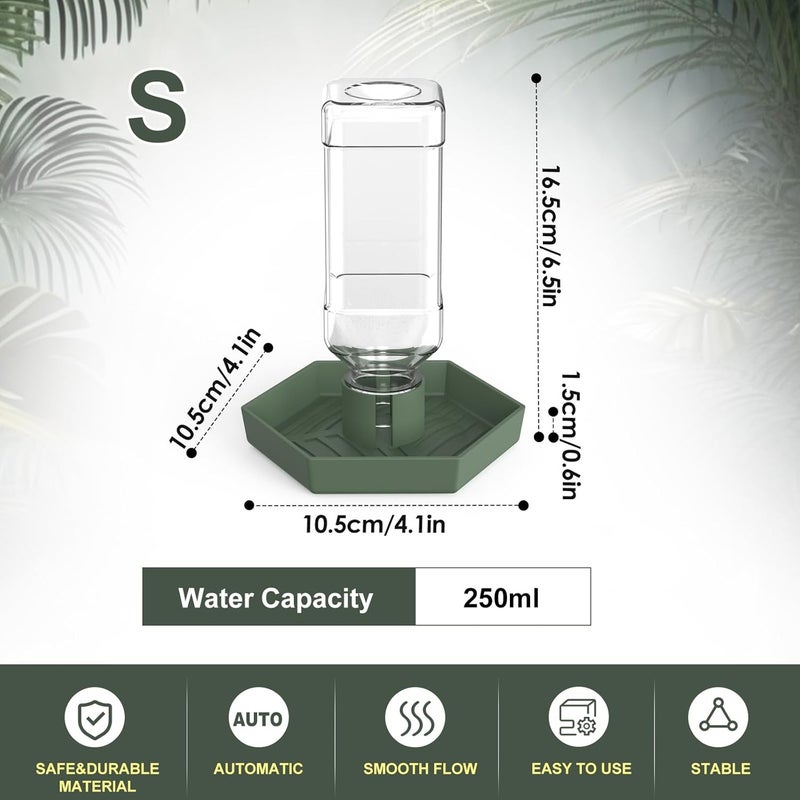 NOMOY Reptile Water Dispenser-Bearded Dragon Water Bowl - Small Water Dish for Tortoise - Bowls for Reptiles & Amphibians (S) - Image 4